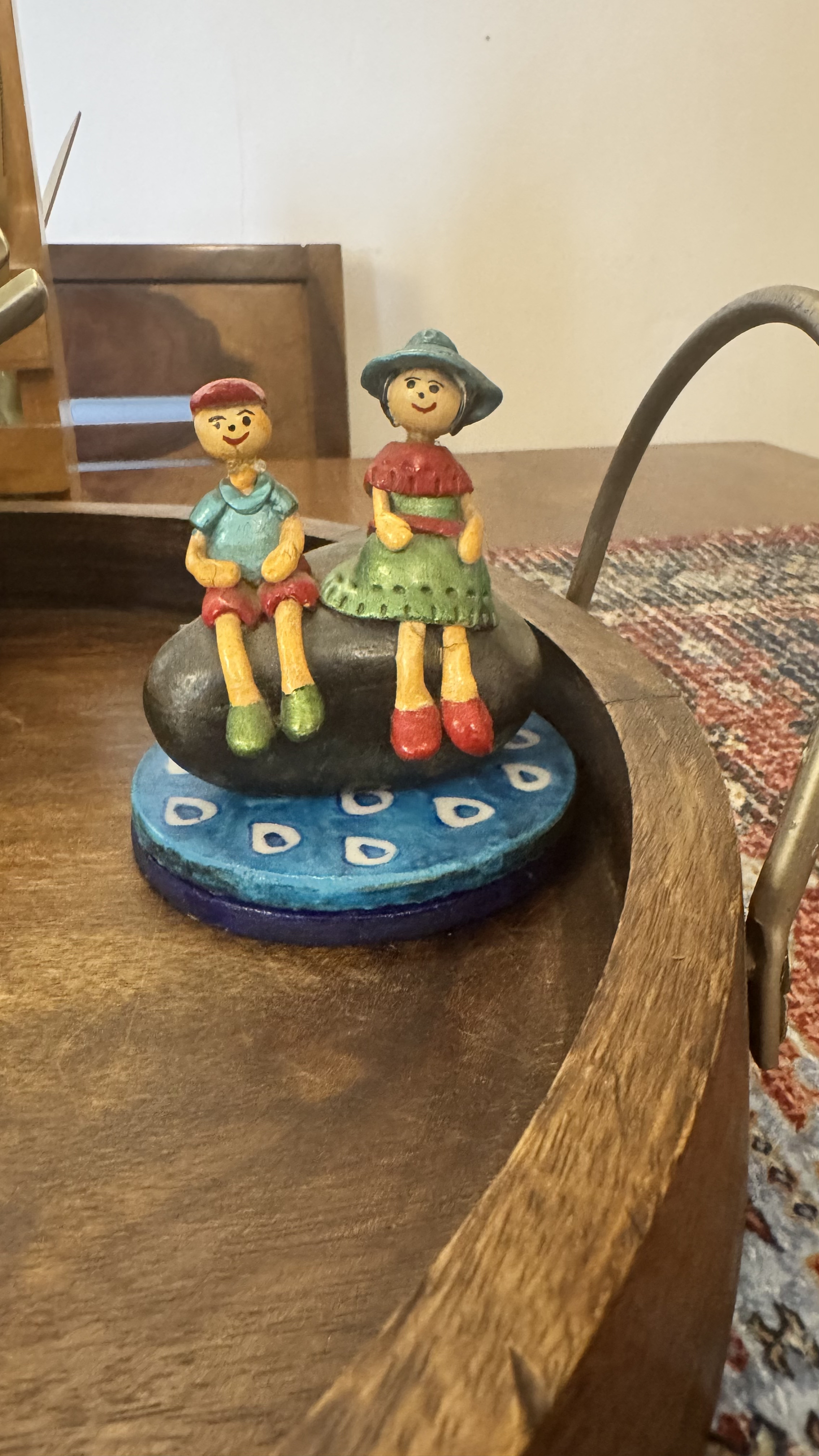 Clay Couple Show Piece